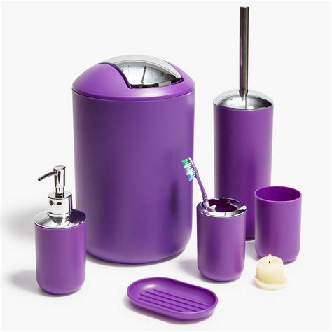 Purple Bath Set from Roomify. Shop more products from Roomify on Wanelo. | Bath sets, Purple ...