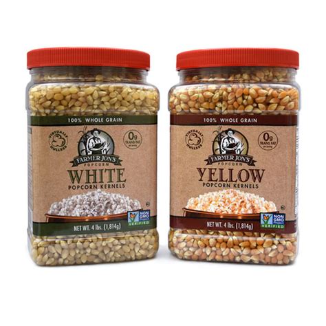 4lb White & Yellow Popcorn Kernels | Farmer Jons Popcorn