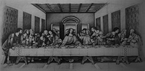 Black Jesus Last Supper Tattoo