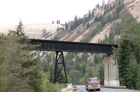 Camas Prairie Railroad Bridge over US Hwy 95 - Idaho - Railroad Bridges ...