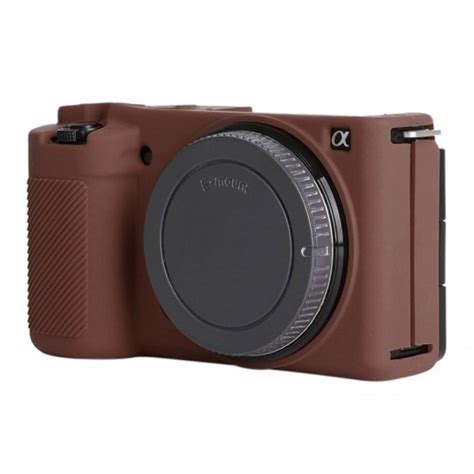 For Sony ZV-E10 Soft Silicone Protective Case (Coffee) – Alexnld.com