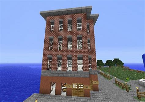 Corner Store and Apartment Building Minecraft Map