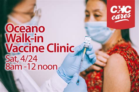 Oceano COVID-19 Vaccine Clinic Saturday, April 24th: Walk-ins Welcome ...