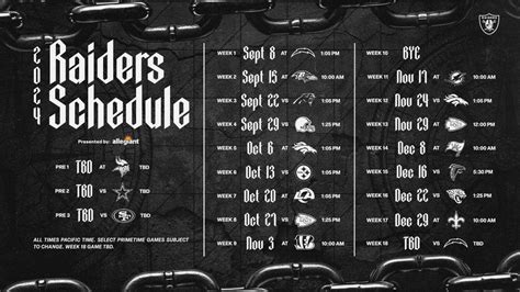 Raiders 2025 Schedule - Dacie Dorothy