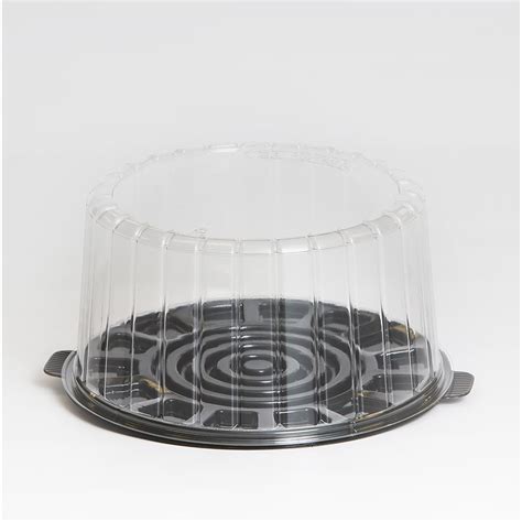 Inline Plastics EZ Open Clear, Double Layer 9 Inch Cake Container with Dome Lid - Walmart.com