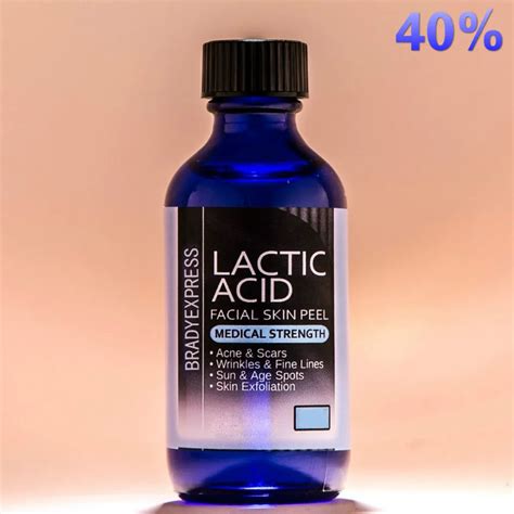 Best Quality LACTIC Acid Skin Peel 40% For Acne, Wrinkles, Melasma ...