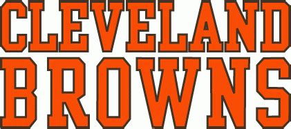 Cleveland Browns Logo - Wordmark Logo - National Football League (NFL ...