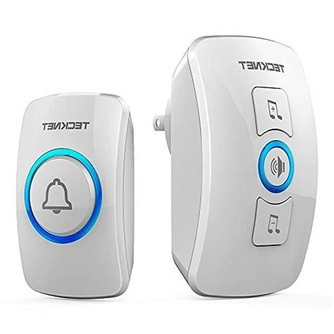 Wireless Doorbell, TeckNet Wireless Door Bell Chime Kit