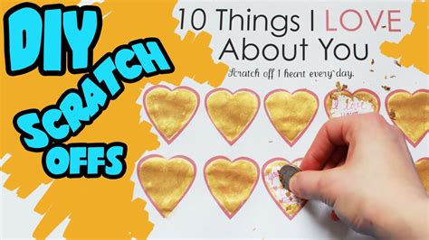 Scratch Cards Valentines Day Diy For Kids - DIY Off • Refresh