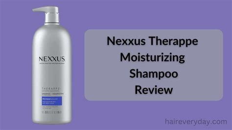 Nexxus Therappe Moisturizing Shampoo Review: Is It Good For Hair ...