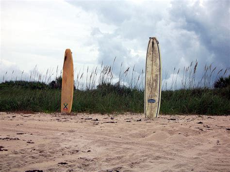 Surfboards in the Sand Photograph by April Wietrecki Green - Fine Art ...