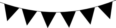 Black Bunting Clip Art at Clker.com - vector clip art online, royalty free & public domain