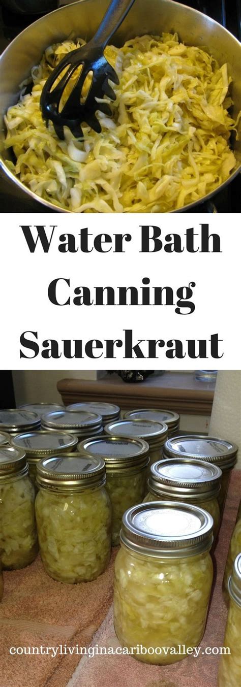 Canning Homemade Sauerkraut | Recipe | Homemade sauerkraut, Saurkraut recipes, Canning vegetables