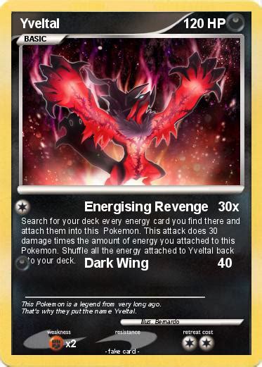 Pokémon Yveltal 1635 1635 - Energising Revenge - My Pokemon Card