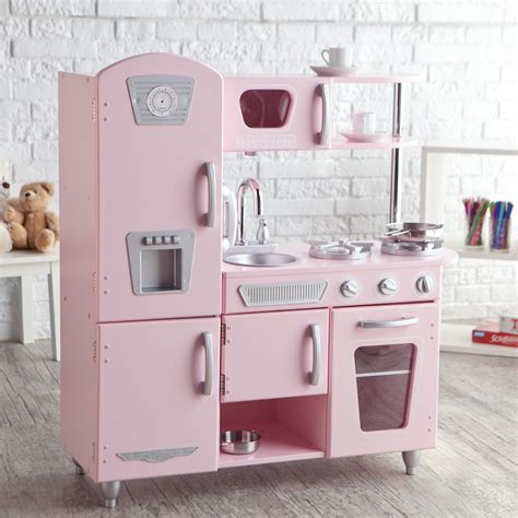 Have to have it. KidKraft Pink Vintage Kitchen $159.99 | Cocinas de juguete, Cocina para niños ...