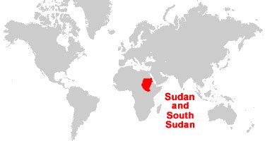 South Sudan On World Map - map of interstate