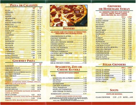 Family House of Pizza and Seafood Menu | PDF