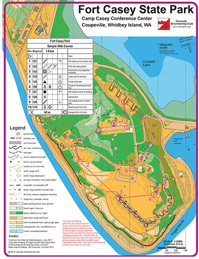 Fort Casey State Park Map | Islands With Names