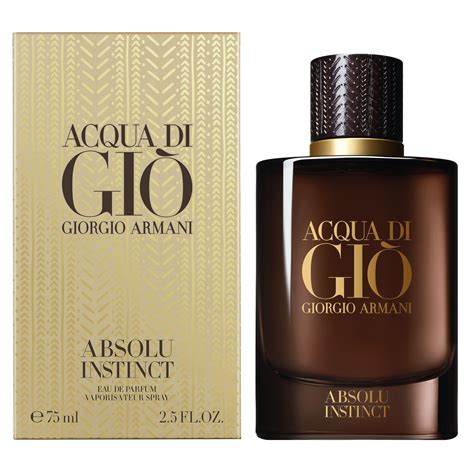 Acqua di Giò Absolu Instinct Giorgio Armani cologne - a new fragrance for men 2019