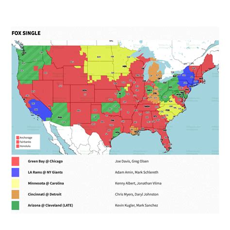 PACKERVILLE, U.S.A.: NFL Week 6 TV Maps