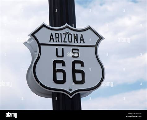 Route 66 Sign Williams Arizona USA Stock Photo - Alamy