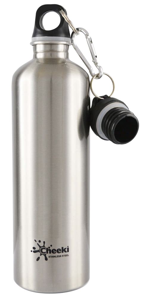 Silver Stainless Steel Drinking Bottle | Fresh Pure Water
