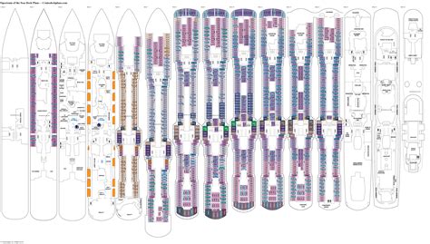 Spectrum of the Seas Deck 6 Deck Plan Tour