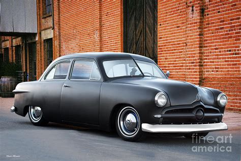 1949 Ford 'Satin Shoebox' Custom Coupe Photograph by Dave Koontz - Pixels