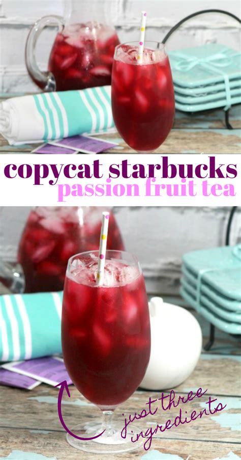 Copycat Starbucks Passion Fruit Tea | Passion fruit tea, Copycat starbucks recipes, Starbucks ...