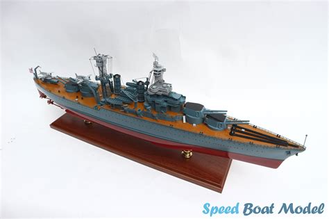 USS West Virginia BB-48 Warship Model 28 USS West Virginia Battleship Model Holiday Decoration ...