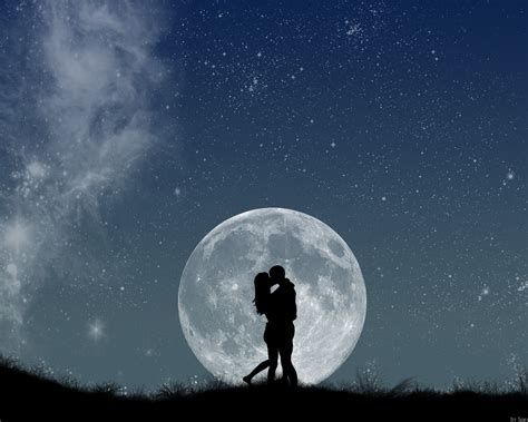 Moonlight kiss wallpaper | 1280x1024 | #28170