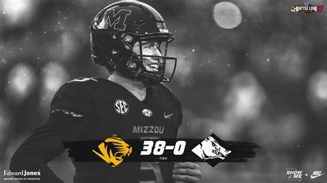 Mizzou Football on Twitter: "FINAL - Tigers pitch a shutout on Senior ...