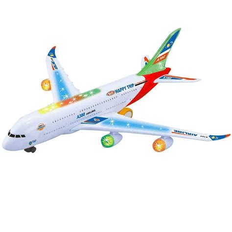 LeadingStar Kids Electric Airplane Toy Aircraft Jet Toy with Flashing ...