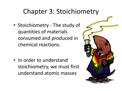 Chapter 3: Stoichiometry