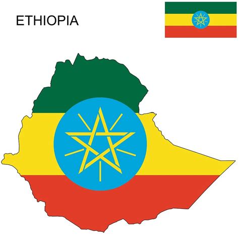 Ethiopia Flag Map and Meaning | Mappr