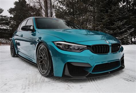 BMW M3 With Subtle Mods Shines In Atlantis Blue Paintjob | Carscoops ...