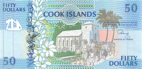 Cook Islands 50 Dollars 1992 Unc | COKPN10a-Cook-Islands