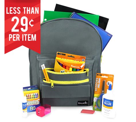 Operation Back to School! Customize Your School Supply Kits for Donation