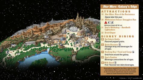 Disneyland's new park map shows scale of massive Star Wars: Galaxy's Edge