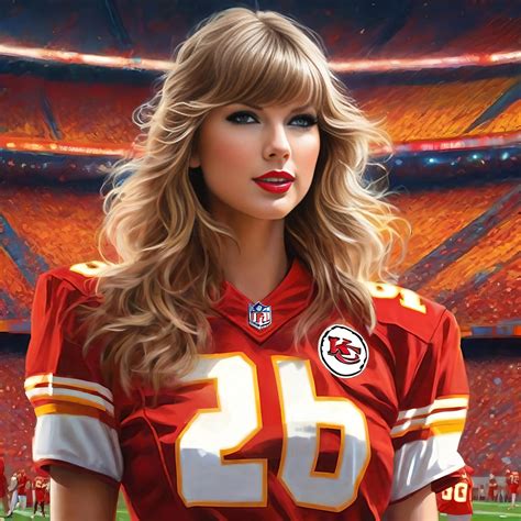 Taylor Swift Kansas City Chiefs Jersey - Carrie Caritta