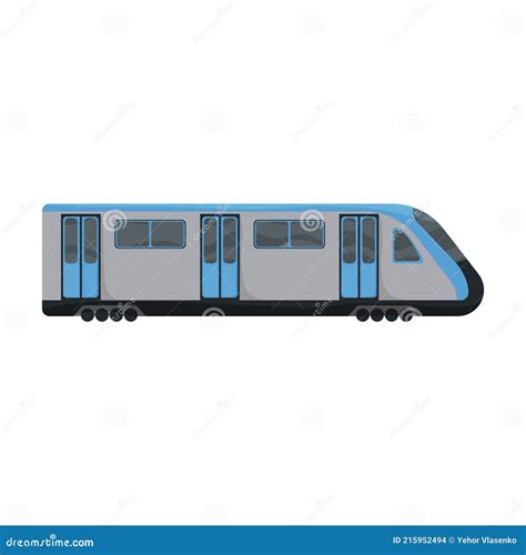 Subway Train Cartoon Vector Icon.Cartoon Vector Illustration Cargo ...