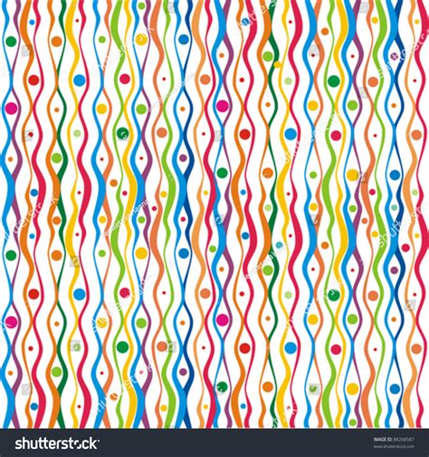 Seamless Colorful Abstract Background. Strip Pattern. Vector Illustration. - 88268587 : Shutterstock