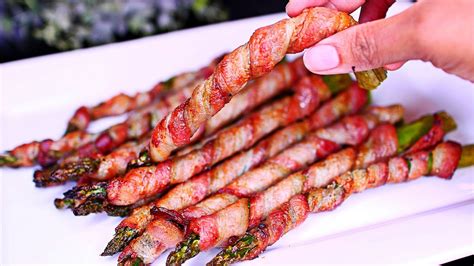 Bacon Wrapped Asparagus Recipe - YouTube