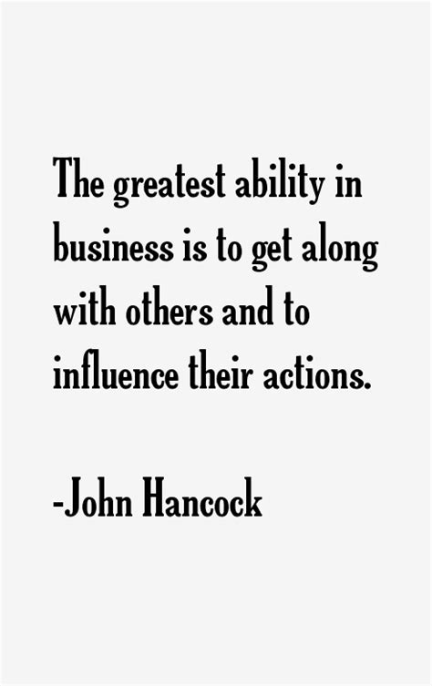 John Hancock Quotes & Sayings