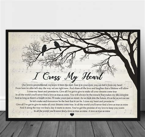 George Strait - I Cross My Heart Lyrics - Music - Best Gifts Ever//23C1 – Poster - Canvas Print ...