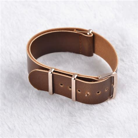 Aliexpress.com : Buy Popular Watchband 20mm Leather band black and ...