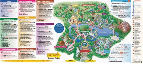 Printable California Adventure Map