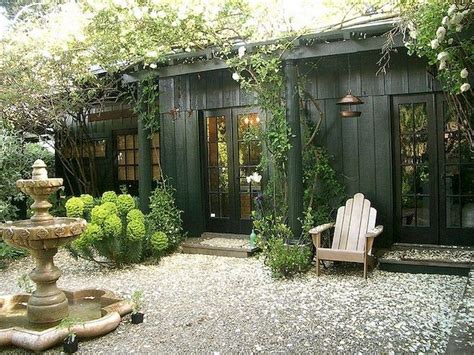 35 Beautiful Backyard Shed Landscaping Ideas - MAGZHOUSE