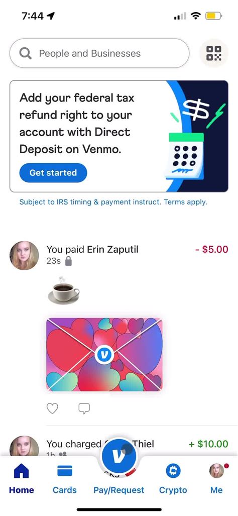 Requesting payment on Venmo Desktop Examples | Page Flows (video & 7 ...