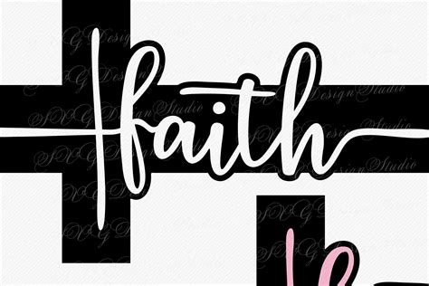 Faith Cross SVG | Faith cross t-shirt design (617674) | Cut Files ...